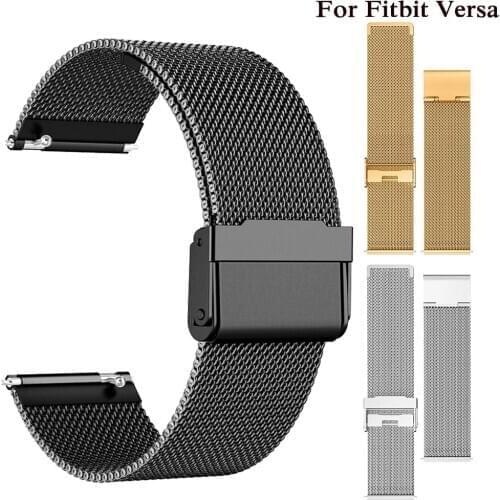 Fitbit Versa 2 Band Metal Strap For Fitbit Versa Strap Wrist Milanese Bracelet fit bit Lite Band Smart Accessories