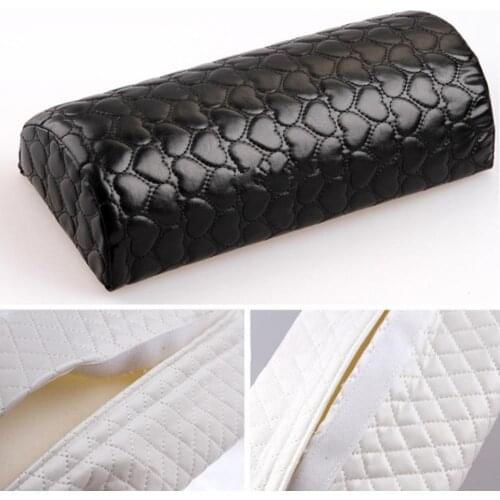 Table Hand Cushion Pillow Holder Love Heart Soft Faux Leather Nail Art Pillow Manicure Hand Arm Rest Cushion Pedicure Tool