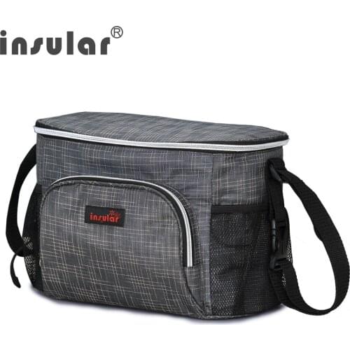 New Style Insular Waterproof Baby Diaper Bag Messenger Mommy Bag Thermal Insulation Stroller Bags