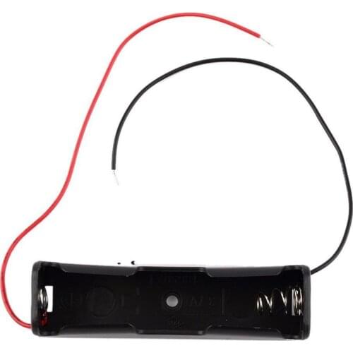 One 18650 Battery Holder 1 Section With Line 18650 Battery Box 18650 Lithium Battery Box Single Section 3.7V