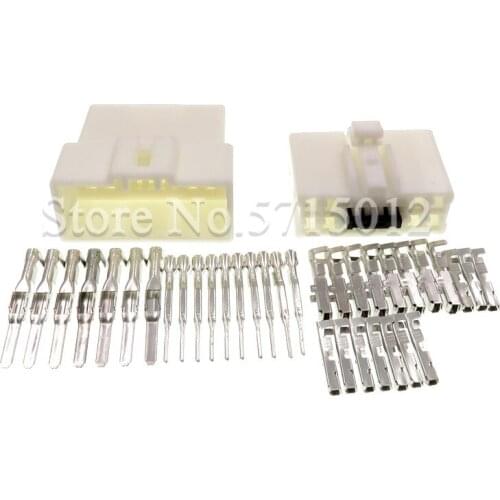 18 Hole Auto Car Headlight Wiper Switch Electrical Plug Socket Female Male Connector For Hyundai Kia