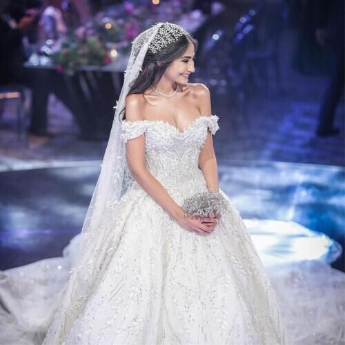 Wedding Bridal Bridesmaid Silver Handmade Rhinestone Pearl Hairband Headband Luxury Hair Accessories Headpiece Fascinators Tiara