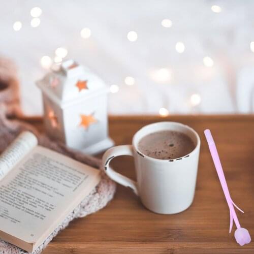 Silicone Black Ink Pen 0.38mm Stationery Office School Supplies Gift Creative Color Changing Tulip Gel Pen Cute Flower