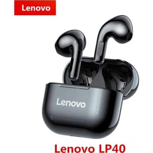 Original Lenovo LP40 TWS Wireless Earphones in-ear Bluetooth Headset 5.0 Stereo Touch Control HD Call Siri Waterproof