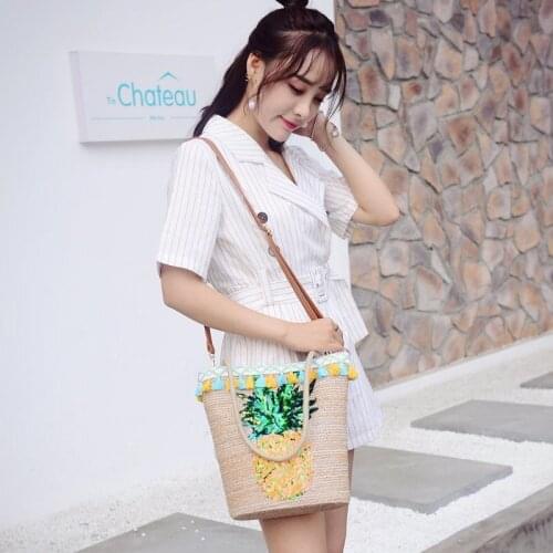 Pineapple Grass Bag for Women