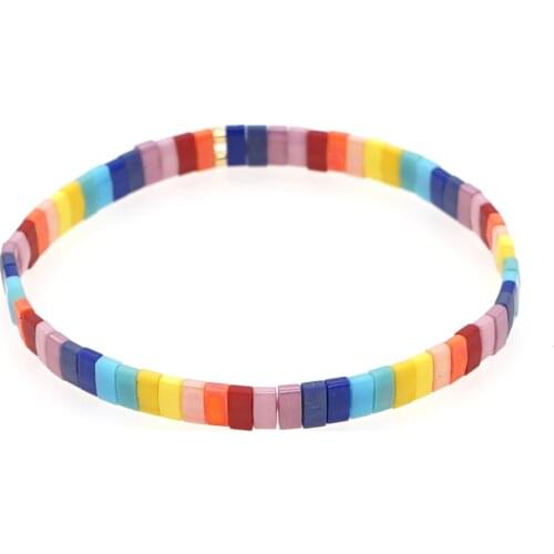 Go2Boho 2020 Friends Bracelet Miyuki Tila Bracelets For Women Jewellery Gift Autumn And Winter Newest Pulseras Mujer Jewelry