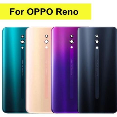 6.4 inch For Oppo Reno Battery Back Cover Glass Rear Door Housing for OPPO Reno Back Battery Cover