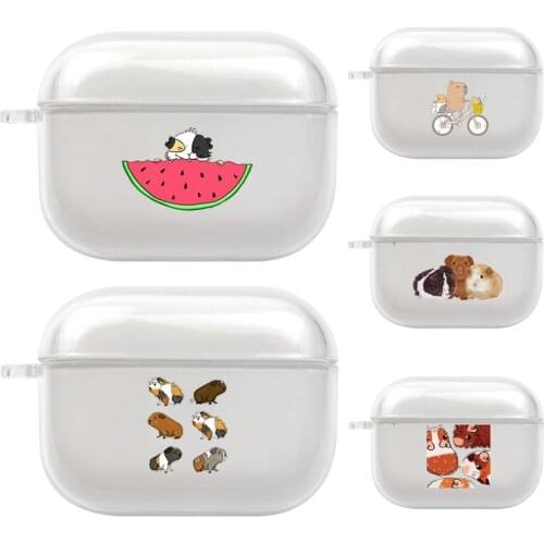 Funny Cartoon Guinea Pig TPU Case For Airpods Pro Earphone Case For Airpods Wireless Bluetooth Case For AirPods 3