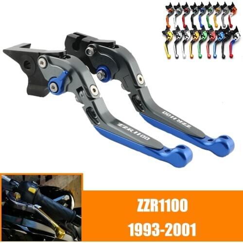 For KAWASAKI ZZR 1100 ZZR1100 1993 1994 1995 1996 1997 1998 1999-2001 Motorcycle Adjustable Brake Clutch Lever Levers Folding