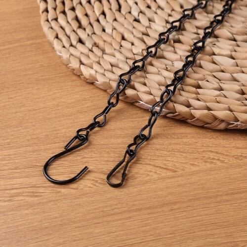 Home Metal Flower Pot Hanging Basket Iron Chain Garden Replacement Plant Home Balcony Garden Hanging Home Balcony Decoration New