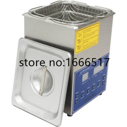 Dual Double Frequency 28/40khz Digital Ultrasonic Cleaner Cleaning Machine 2L RH