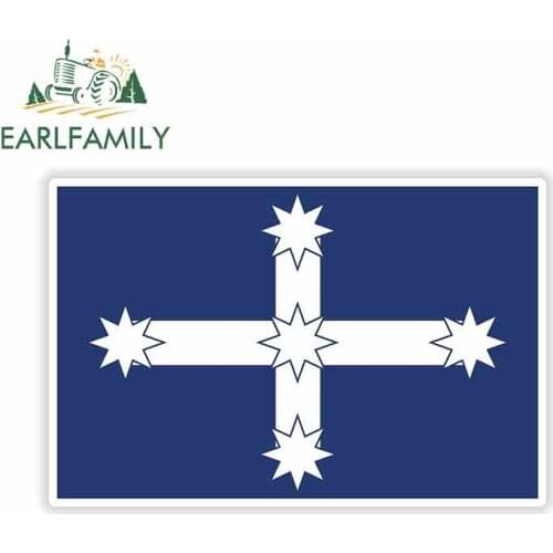 EARLFAMILY 13cm x 8.6cm For Australia Eureka Flag Car Graphic Decal Car Assessoires VAN Gtr Decoration Creative Stickers