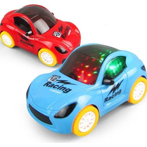 Flash Lighting Music Racing Universal Electric Children Sports Car Toy Kids Gift