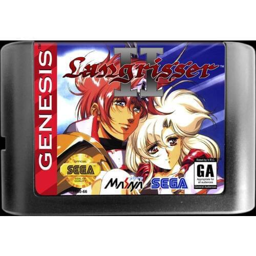 MD Game : Langrisser II ( USA Version!! English Language!! )