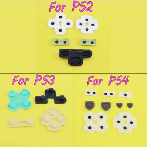 JCD For Playstation 2 PS2 PS3 PS4 Controller Repair Conductive Rubber Silicon Pads Replacement