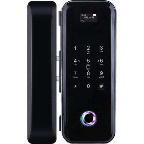 JFBL Hot Semiconductor Fingerprint+Cipher+IC Card+Phone Unlock Smart Door Lock Security Access Lock No Opening for Home Office