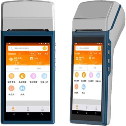 Loyverse pos point of sales handheld pos terminal with billing printer bluetooth wifi camera scanner