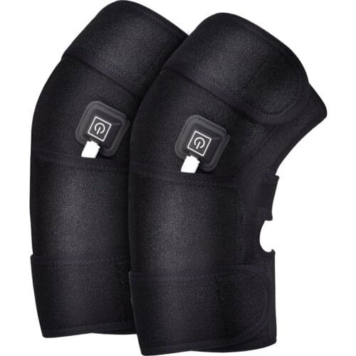 Heat Knee Massager Brace for Knee Warm, Heated Knee Wrap for Arthritis, Knee Heating Pad for Hot Cold Therapy, Heated Knee Pads