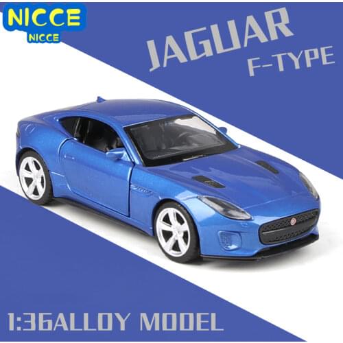 Nicce New 1:36 Jaguar F-type Sports Car Model Toy Simulation Pull Back Alloy Die Cast Toys Vehicle For Boys Girls Birthday gift