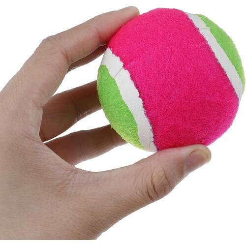 1PC Outdoor Sprots Sticky Ball Dazzling Toys Catch Ball Game Set Toss and Catch Sports Set 18.5 cm Diameter Disc Children Toy