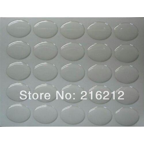 5000 pcs/lot clear 25*18mm oval epoxy sticker 1 inch 3D crystal Bottle caps ellipse sticker