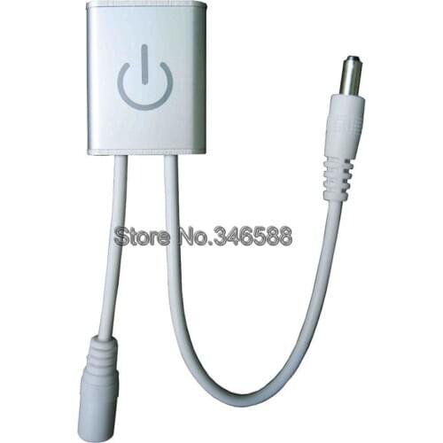 DC 12V 24V 3A Full Metal Body Touch Screen Control LED Dimmer Switch iTouch 5050 3528 Single Color LED Strip Controller