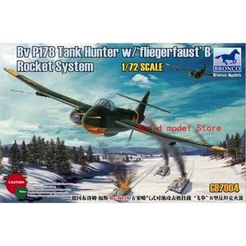 BRONCO GB7004 1/72 BV P178 Tank Hunter w / "Fliegerfaust" B Rocket System