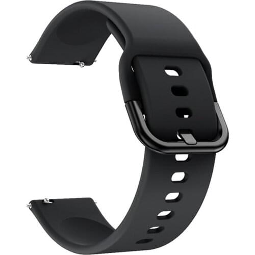 Watch Band Replaceable Silicone Watch Strap 22mm 20mm Buckle Watch Strap 9 colors Compatible with Samsung Galaxy Watch Active