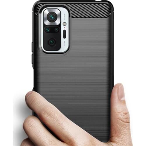 Slim Matte Silicone TPU Case for Xiaomi Redmi Note 10 Pro 10s 5G Note10 4G Best Protection Soft Mobile Phone Cover