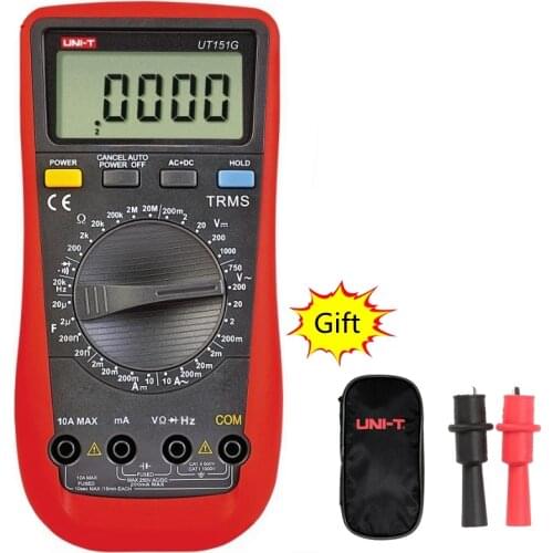 UNI-T UT151G Digital Multimeter AC DC Volt Amp Ohm Hz Capacitance Tester Automotive Multi-Purpose Meter