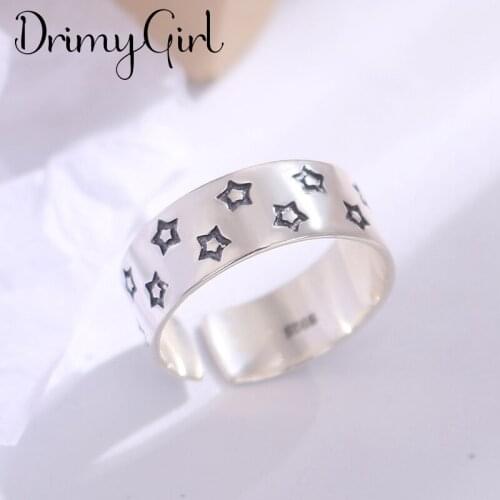 Vintage Star Rings for Women Bridal Wedding Engagement Fashion Party Jewelry Gifts Wholesale 2021
