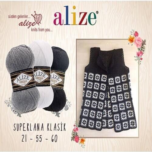 Alize Superlana hand knitting yarn 1st class if quality knitting yarn DIY knitting