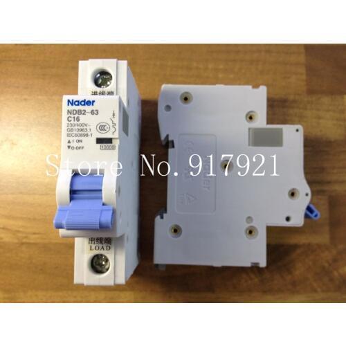 [ZOB] Nader letter NDB2-63 C16 miniature circuit breaker 1P16A unipolar air switch to ensure genuine --12pcs/lot