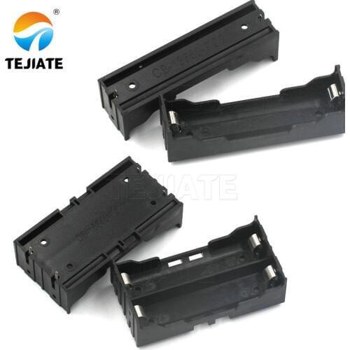 18650 Power Bank Case 1X 2X 18650 Battery Holder Storage Box Case holder 1 2 Slot Battery Container With Hard Pin DIY