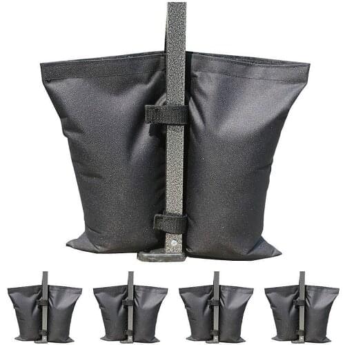 4pcs Waterproof Fixing Oxford Awning Tent Sand Bag Stand Outdoor Anchor Camping Umbrella Sun Shelter Weighted Sand Bag Holder