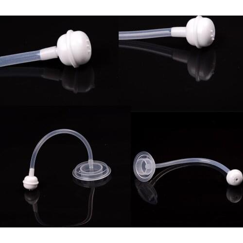 Safety Food-grade PP Silicone Newborn Baby Standard Caliber Bottle Mouth Straw Bottle High Quality Accessories