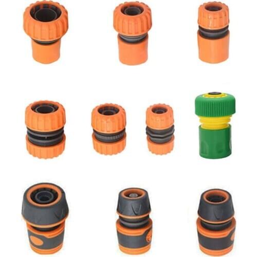 25pcs 1/2 3/4 1 Inch Water Hose Quick Connector Waterstop Connector 16mm 20mm 25mm Garden Hose Repair Garden Water Gun Fittings