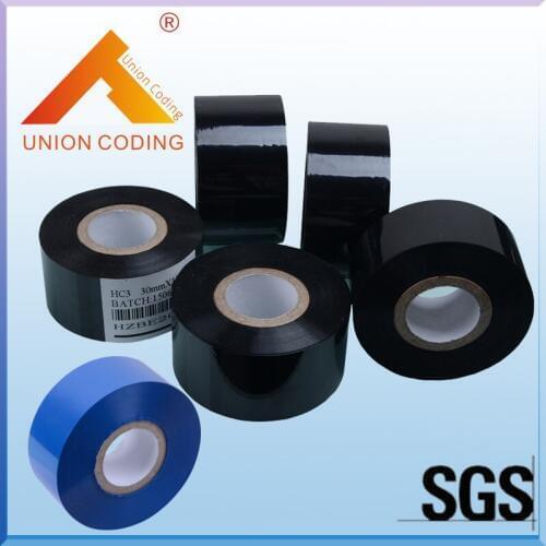 Black Width 30mm length 122m hot stamping expiry date foil for packing bags