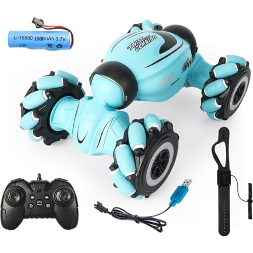 RC Stunt Car Gesture Induction Twisting Drift Off-Road Cars Dancing Side Remote Control Driving Vehicle Toy Gift for Kids