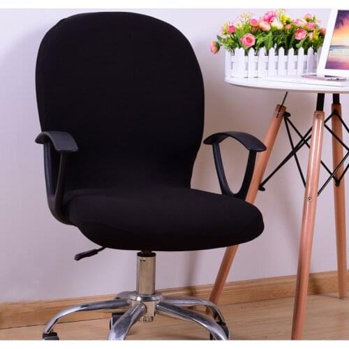 Elastic Spandex Office Computer Chair Covers Rotating Lift Armchair Seat Cover Furniture Protector Kitchen Dining Chair Cover