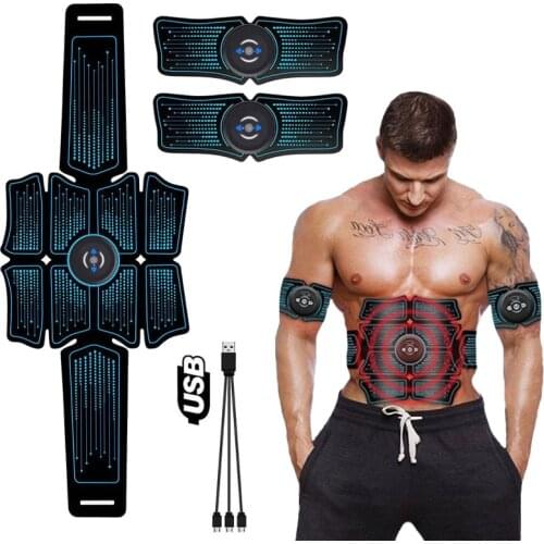 EMS Abdominal Muscle Stimulator Trainer Abs Fitness Equipment Weight loss Body Slimming Training Muscles Electrostimulator Toner