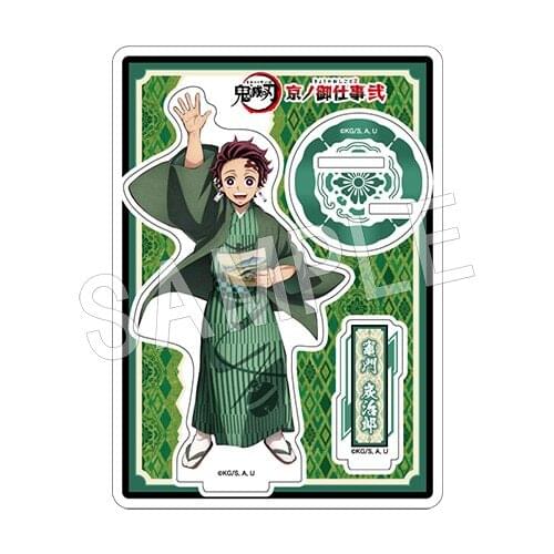 Anime Demon Slayer Kamado Tanjirou Agatsuma Zenitsu Acrylic Figure Stand Display Model Plate Cosplay Desk Decor Cartoon Gifts