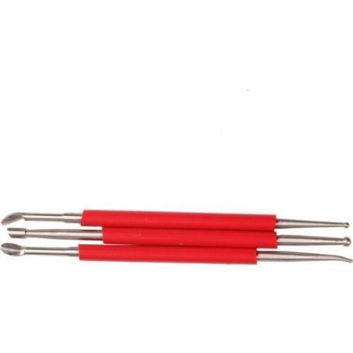 10Sets(3pcs/sets) Stainless Steel Polymer Clay Craft Tool Wax Clay Sculpting Tool Set Pottery Carving Making High Quality