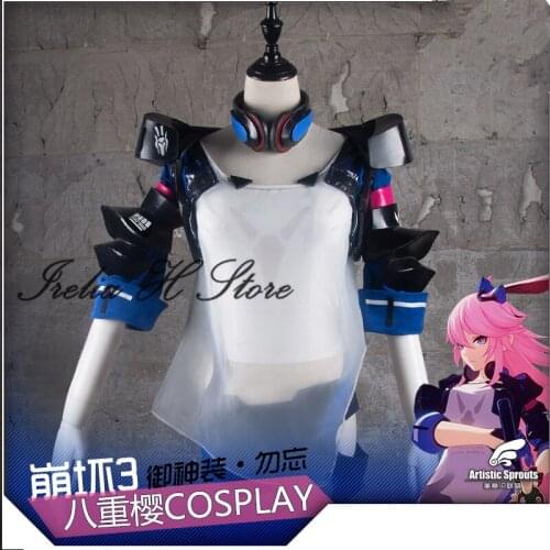 Irelia H Store Yae Sakura Houkai Impact 3rd Cosplays Yae Sakura Cosplay Costume Dresses Prors full set