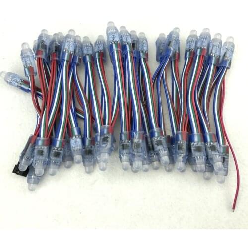 DC5V GS8206 addressable pixel;IP68 rated;one bad node does not affect the other nodes'working;color wire