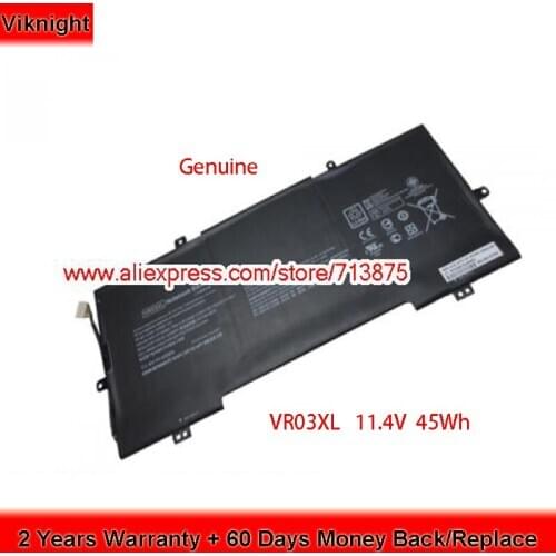 Genuine 11.4V 45Wh VR03045XL VR03XL Laptop Battery for HP Envy 13 13-D096UR HSTNN-IB7E 816238-850 TPN-C120 816243-005