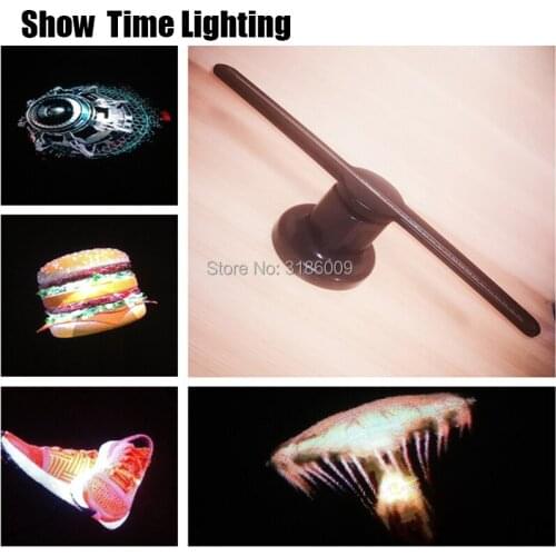 New Arrival 3D Holographic Logo light Projector Portable Hologram Player LED Holographic Unique Hologram Projector Black/White