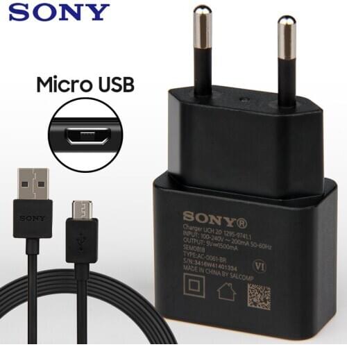 Original SONY Travel Wall Charging Charger UCH20 For SONY Xperia XA3 Ultra L4213 Xperia C3 S55T XL39h LT18i USB Charger Adapter