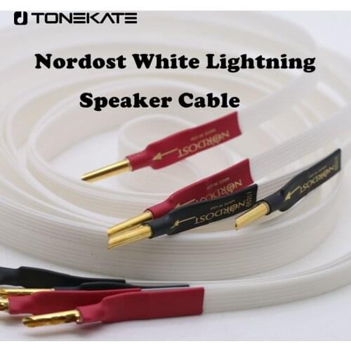 Original American Nordost White Lightning silver-plated solid conductor fever speaker cable HiFi amplifier speaker cable