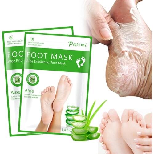 Exfoliating Feet Mask Exfoliating Foot Mask Socks Pedicure Peeling Dead Skin Remover Feet Mask Peel Foot Care Tool Moisturizing